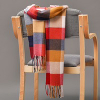 180*35cm zima mężczyźni szalik kobiety tassel krata cashmere klasyczne ciepłe kobiece szal jesień długi para wrap Unisex tłumik hidżab 3